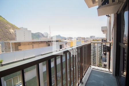 Varanda da Sala de apartamento à venda com 2 quartos, 68m² em Copacabana, Rio de Janeiro