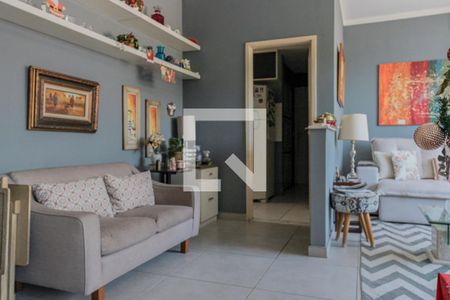 Sala de apartamento à venda com 2 quartos, 90m² em Humaitá, Rio de Janeiro