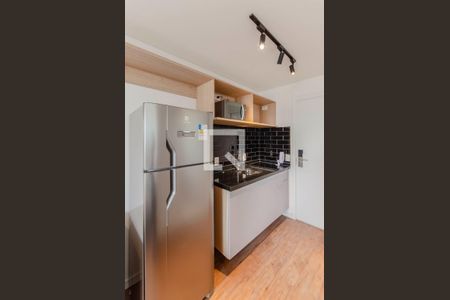 Cozinha de kitnet/studio para alugar com 1 quarto, 23m² em Vila Mariana, São Paulo