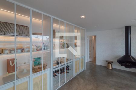 Sala de Estar de apartamento à venda com 3 quartos, 167m² em Jardim das Acacias, São Paulo