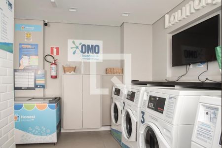 Área comum - Lavanderia de apartamento para alugar com 1 quarto, 36m² em Chácara Inglesa, São Paulo