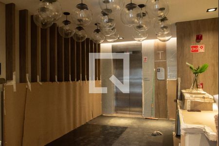 Studio à venda com 25m², 1 quarto e sem vagaHall social