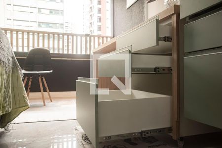 Studio à venda com 25m², 1 quarto e sem vagaCozinha