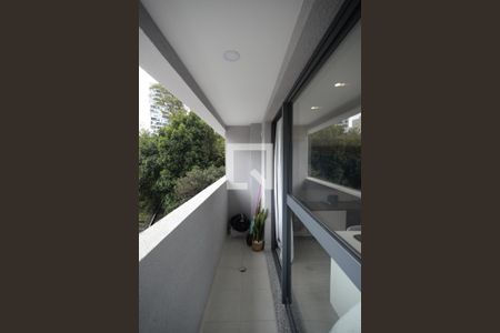 Studio para alugar com 27m², 1 quarto e sem vagaVaranda