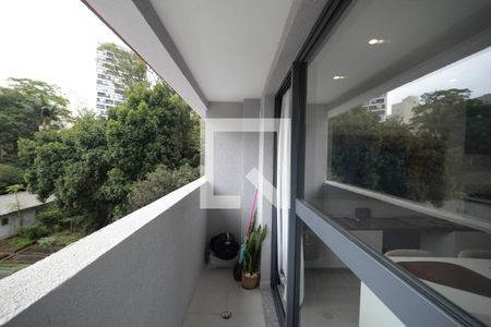 Studio para alugar com 27m², 1 quarto e sem vagaVaranda