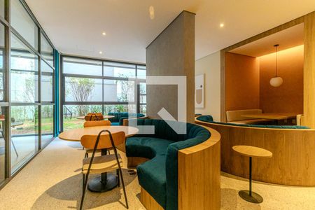 Studio para alugar com 27m², 1 quarto e sem vagaCoworking