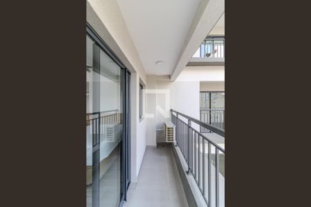 Varanda de kitnet/studio para alugar com 1 quarto, 27m² em República, São Paulo