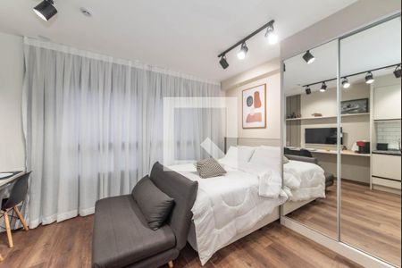 Quarto de kitnet/studio para alugar com 1 quarto, 30m² em Brooklin Paulista, São Paulo