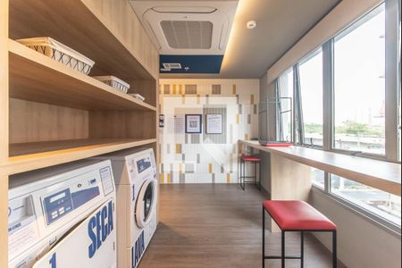 Studio para alugar com 30m², 1 quarto e sem vagaLavanderia