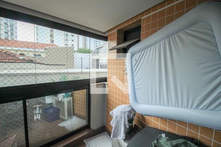 varanda de apartamento à venda com 3 quartos, 123m² em Vila Regente Feijó, São Paulo