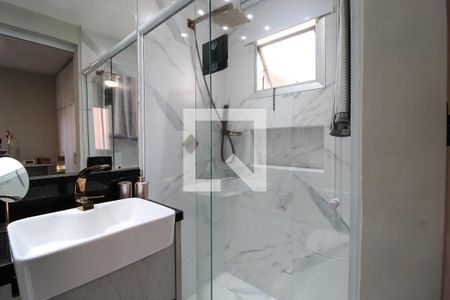 Banheiro da Suíte 1 de apartamento para alugar com 3 quartos, 80m² em Vila Olímpia, São Paulo