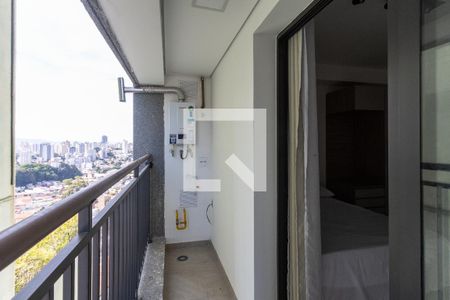 Studio à venda com 24m², 1 quarto e sem vagaVaranda