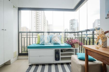 Apartamento à venda com 58m², 1 quarto e 1 vagaVaranda