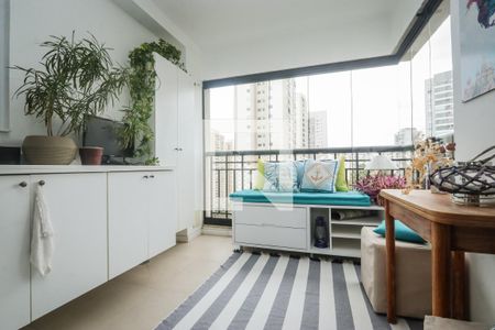 Apartamento à venda com 58m², 1 quarto e 1 vagaVaranda