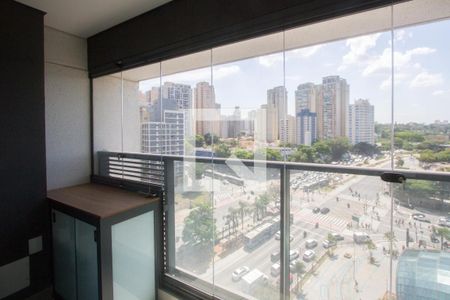 Varanda de kitnet/studio para alugar com 1 quarto, 25m² em Jardim das Acacias, São Paulo