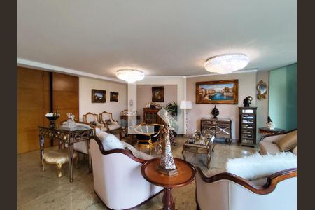 Sala de apartamento à venda com 4 quartos, 300m² em Sion, Belo Horizonte