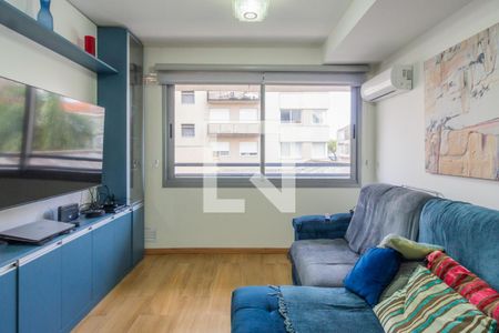 Sala de apartamento à venda com 1 quarto, 41m² em Menino Deus, Porto Alegre