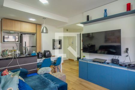 Sala de apartamento à venda com 1 quarto, 41m² em Menino Deus, Porto Alegre