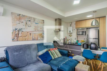 Sala de apartamento à venda com 1 quarto, 41m² em Menino Deus, Porto Alegre
