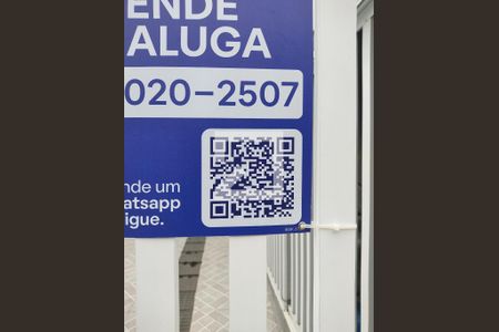plaquinha qr de apartamento para alugar com 2 quartos, 98m² em Jardim do Estádio, Santo André