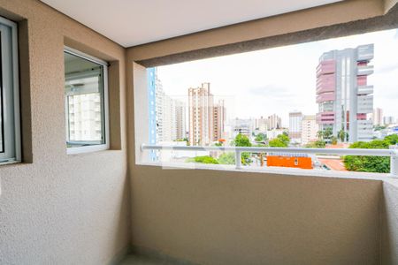 Varanda da sala de apartamento à venda com 2 quartos, 57m² em Jardim Bela Vista, Santo André