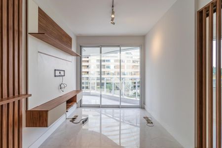 Sala de apartamento à venda com 1 quarto, 53m² em Empresarial 18 do Forte, Barueri