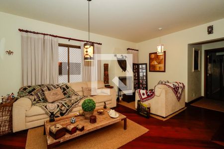 Sala de apartamento à venda com 4 quartos, 198m² em Paraíso do Morumbi, São Paulo