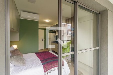 Varanda do Studio de kitnet/studio para alugar com 1 quarto, 24m² em Consolação, São Paulo