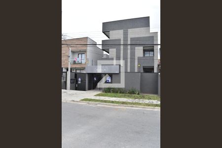 Fachada do condomínio de kitnet/studio para alugar com 1 quarto, 33m² em Portão, Curitiba