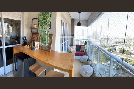 varanda de apartamento à venda com 2 quartos, 74m² em Centro, Osasco