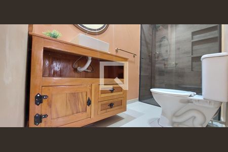 Banheiro Quarto 1 suíte de apartamento para alugar com 3 quartos, 155m² em Centro, Santo André