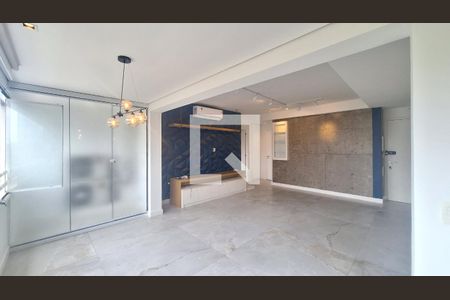 Sala - cozinha - varanda de apartamento para alugar com 1 quarto, 67m² em Parque Industrial Tomas Edson, São Paulo