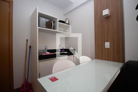 Cozinha de kitnet/studio para alugar com 1 quarto, 24m² em Águas Claras, Brasília