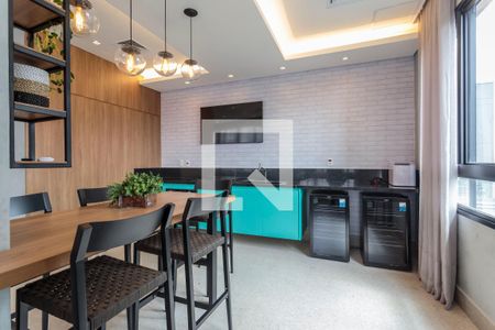 Área gourmet de apartamento à venda com 1 quarto, 38m² em Indianópolis, São Paulo