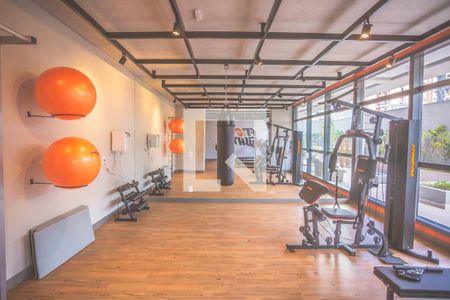 Apartamento à venda com 29m², 1 quarto e sem vaga Apartamento à venda com 29m², 1 quarto e sem vagaÁrea comum - Academia