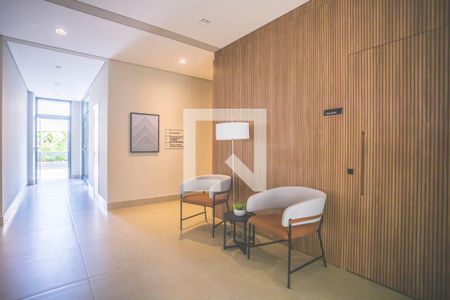 Apartamento à venda com 29m², 1 quarto e sem vaga Apartamento à venda com 29m², 1 quarto e sem vagaHall social