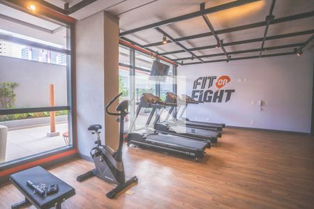 Apartamento à venda com 29m², 1 quarto e sem vaga Apartamento à venda com 29m², 1 quarto e sem vagaÁrea comum - Academia