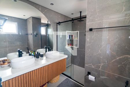 Banheiro da Suíte 1 de apartamento à venda com 3 quartos, 112m² em Vila Mascote, São Paulo