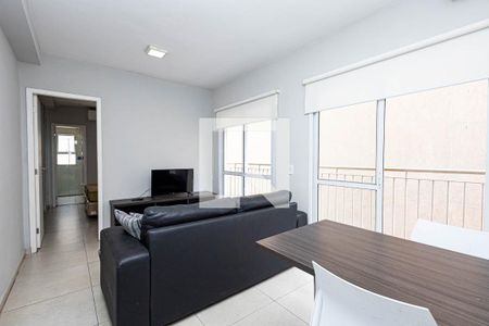 Sala de apartamento para alugar com 1 quarto, 45m² em Bela Vista, São Paulo