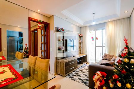 Sala de apartamento à venda com 3 quartos, 63m² em Vila Homero Thon, Santo André