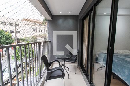 Studio para alugar com 22m², 1 quarto e sem vagaVaranda