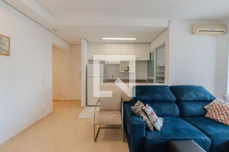 Sala de apartamento para alugar com 1 quarto, 55m² em Cerqueira César, São Paulo