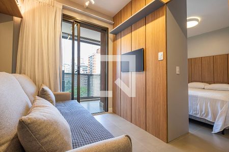 Sala/Cozinha de apartamento para alugar com 1 quarto, 37m² em Pinheiros, São Paulo
