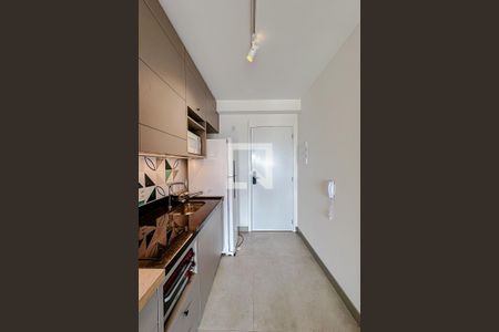 Cozinha de apartamento para alugar com 1 quarto, 25m² em Vila Mariana, São Paulo
