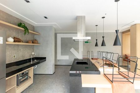 Studio para alugar com 25m², 1 quarto e sem vaga Studio para alugar com 25m², 1 quarto e sem vagaÁrea comum - Espaço Gourmet