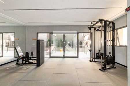 Área comum - Academia de kitnet/studio para alugar com 1 quarto, 25m² em Vila Nova Conceição, São Paulo