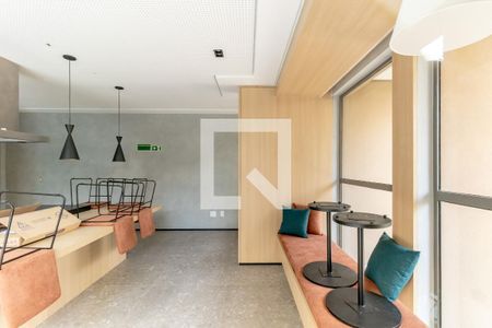 Studio para alugar com 25m², 1 quarto e sem vaga Studio para alugar com 25m², 1 quarto e sem vagaÁrea comum - Espaço Gourmet