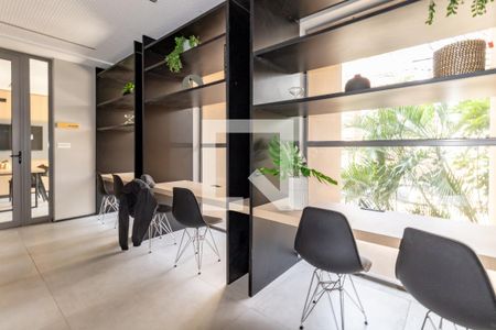 Área comum - CoWork de kitnet/studio para alugar com 1 quarto, 25m² em Vila Nova Conceição, São Paulo