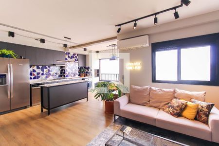 Sala de apartamento à venda com 1 quarto, 57m² em Brás, São Paulo