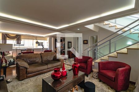 Casa de condomínio à venda com 389m², 4 quartos e 4 vagasSala